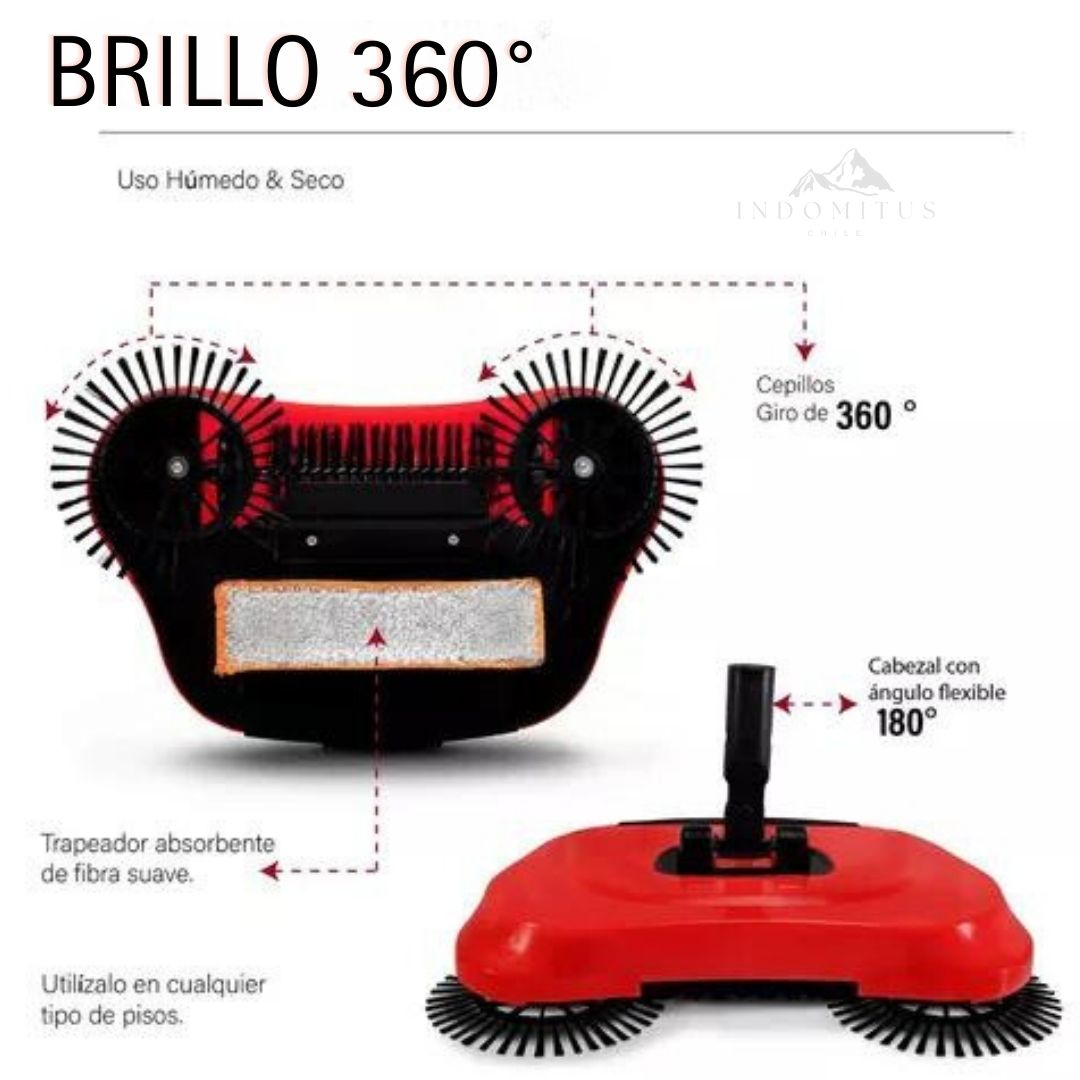 Brillo 360° - Escoba giratoria